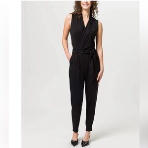 Les Lunes Black
Sleeveless Wrap Belted Jumpsuit Size S/M.
